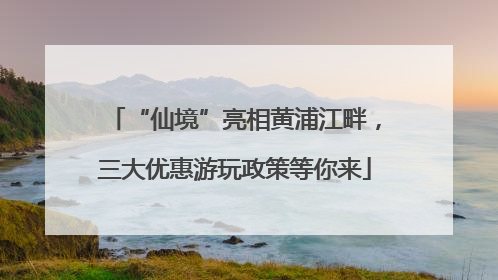 “仙境”亮相黄浦江畔，三大优惠游玩政策等你来
