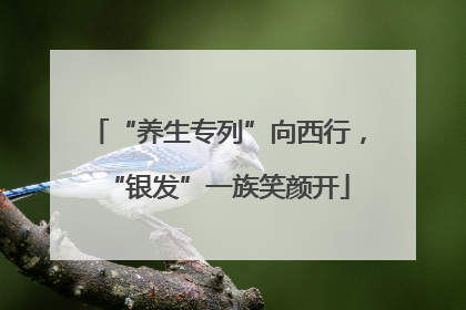 “养生专列”向西行，“银发”一族笑颜开