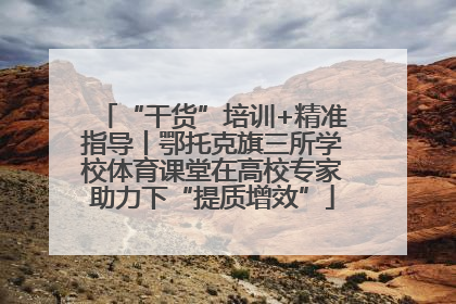 “干货”培训+精准指导丨鄂托克旗三所学校体育课堂在高校专家助力下“提质增效”