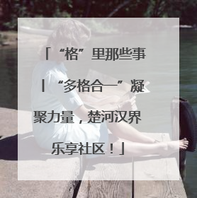 “格”里那些事丨“多格合一”凝聚力量，楚河汉界乐享社区！