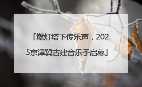 燃灯塔下传乐声，2025京津冀古建音乐季启幕