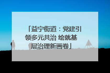 益宁街道：党建引领多元共治 绘就基层治理新画卷