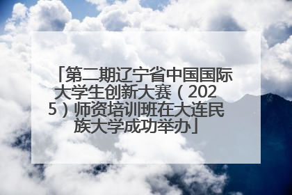 第二期辽宁省中国国际大学生创新大赛（2025）师资培训班在大连民族大学成功举办