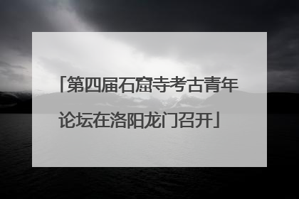第四届石窟寺考古青年论坛在洛阳龙门召开