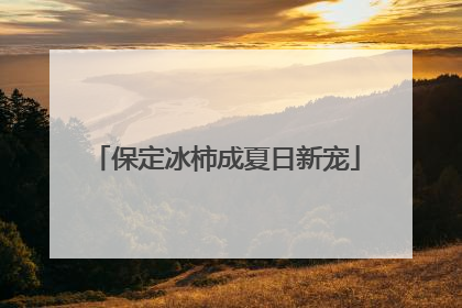 保定冰柿成夏日新宠