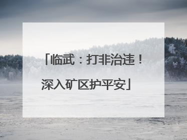 临武：打非治违！深入矿区护平安