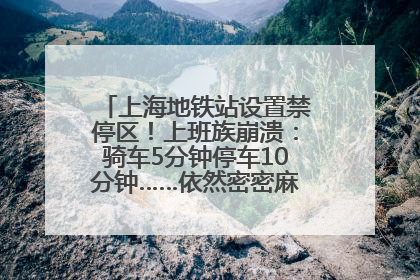 上海地铁站设置禁停区！上班族崩溃：骑车5分钟停车10分钟……依然密密麻麻无从下脚？