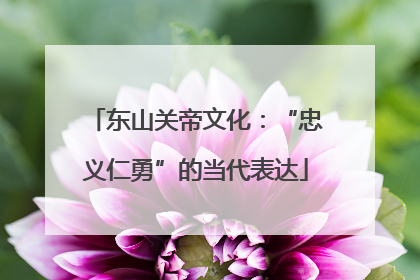 东山关帝文化：“忠义仁勇”的当代表达