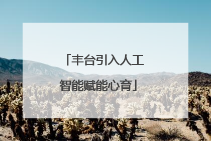 丰台引入人工智能赋能心育
