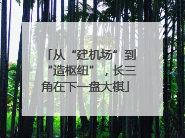 从“建机场”到“造枢纽”，长三角在下一盘大棋