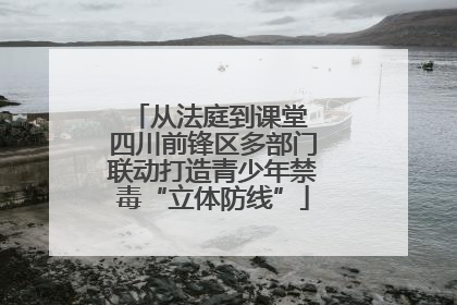 从法庭到课堂 四川前锋区多部门联动打造青少年禁毒“立体防线”