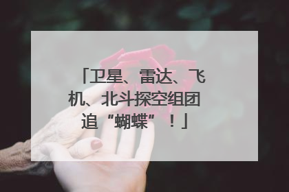 卫星、雷达、飞机、北斗探空组团追“蝴蝶”！