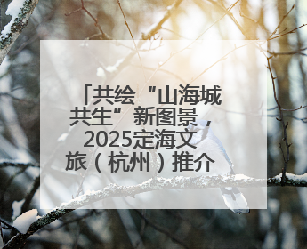 共绘“山海城共生”新图景，2025定海文旅（杭州）推介会举行
