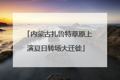 内蒙古扎鲁特草原上演夏日转场大迁徙