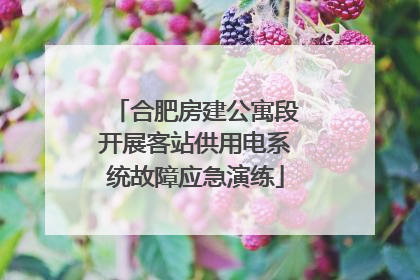合肥房建公寓段开展客站供用电系统故障应急演练