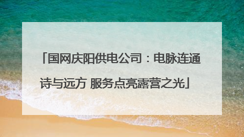 国网庆阳供电公司：电脉连通诗与远方 服务点亮露营之光