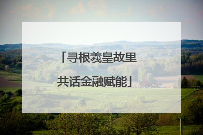 寻根羲皇故里 共话金融赋能