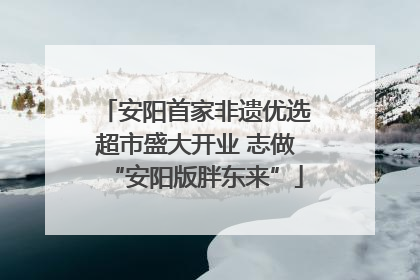 安阳首家非遗优选超市盛大开业 志做“安阳版胖东来”