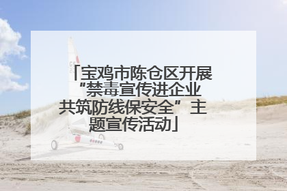 宝鸡市陈仓区开展“禁毒宣传进企业 共筑防线保安全”主题宣传活动