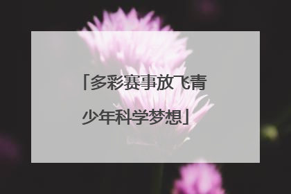 多彩赛事放飞青少年科学梦想