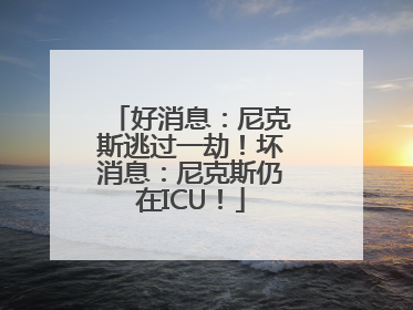 好消息：尼克斯逃过一劫！坏消息：尼克斯仍在ICU！
