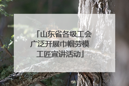 山东省各级工会广泛开展巾帼劳模工匠宣讲活动