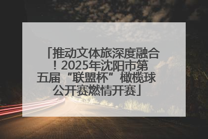 推动文体旅深度融合！2025年沈阳市第五届“联盟杯”橄榄球公开赛燃情开赛
