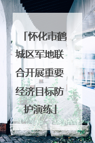 怀化市鹤城区军地联合开展重要经济目标防护演练