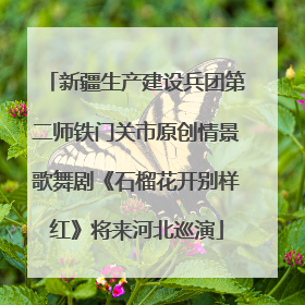 新疆生产建设兵团第二师铁门关市原创情景歌舞剧《石榴花开别样红》将来河北巡演