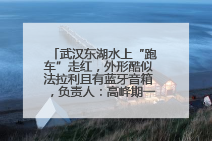 武汉东湖水上“跑车”走红，外形酷似法拉利且有蓝牙音箱，负责人：高峰期一两百人排队