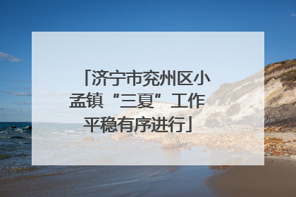 济宁市兖州区小孟镇“三夏”工作平稳有序进行