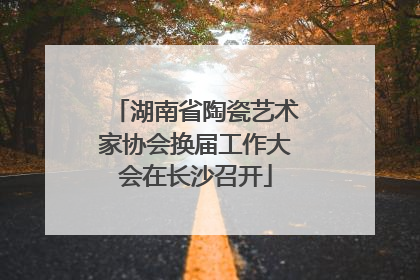湖南省陶瓷艺术家协会换届工作大会在长沙召开