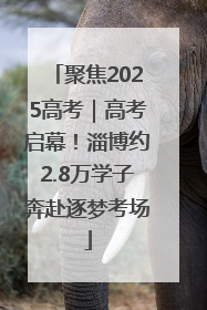 聚焦2025高考｜高考启幕！淄博约2.8万学子奔赴逐梦考场