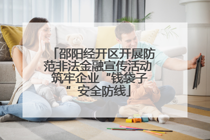 邵阳经开区开展防范非法金融宣传活动 筑牢企业“钱袋子”安全防线