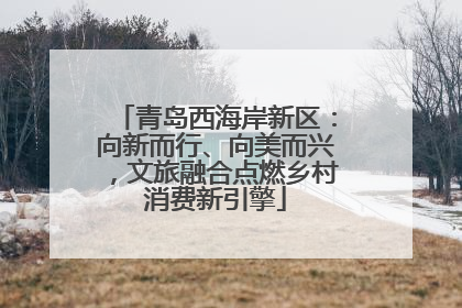 青岛西海岸新区：向新而行、向美而兴，文旅融合点燃乡村消费新引擎
