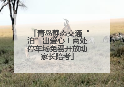 青岛静态交通“泊”出爱心！两处停车场免费开放助家长陪考