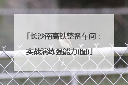长沙南高铁整备车间：实战演练强能力(图)