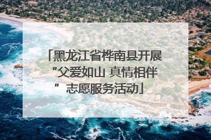 黑龙江省桦南县开展“父爱如山 真情相伴”志愿服务活动