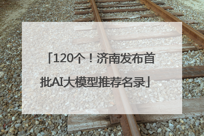 120个！济南发布首批AI大模型推荐名录