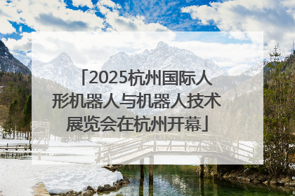 2025杭州国际人形机器人与机器人技术展览会在杭州开幕