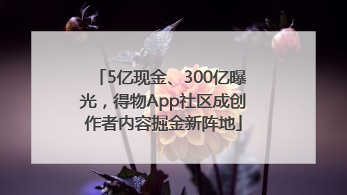 5亿现金、300亿曝光，得物App社区成创作者内容掘金新阵地