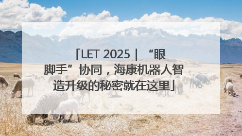 LET 2025｜“眼脚手”协同，海康机器人智造升级的秘密就在这里